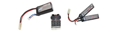 7,4 Volt Li-Po Batteries