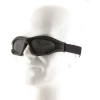 Metal Mesh Goggle Glasses - Black