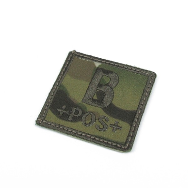 King Arms Cube Blood Type Patch - MC - B