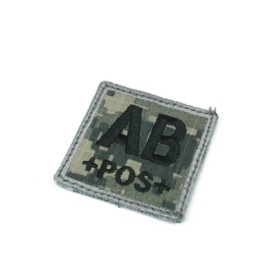 King Arms Cube Blood Type Patch - ACU - AB