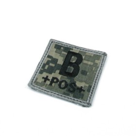 King Arms Cube Blood Type Patch - ACU - B