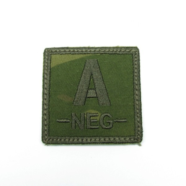 King Arms Cube Blood Type Patch - MC - A-