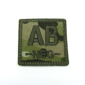 King Arms Cube Blood Type Patch - MC - AB-