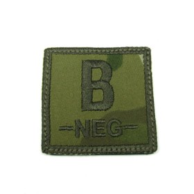 King Arms Cube Blood Type Patch - MC - B-