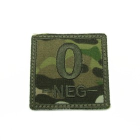King Arms Cube Blood Type Patch - MC - O-