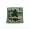 King Arms Cube Blood Type Patch - ACU - A-