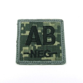 King Arms Cube Blood Type Patch - ACU - AB-
