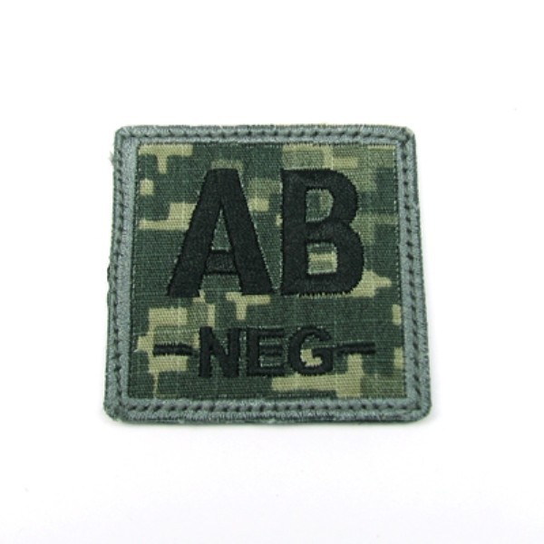 King Arms Cube Blood Type Patch - ACU - AB-