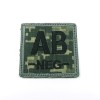 King Arms Cube Blood Type Patch - ACU - AB-