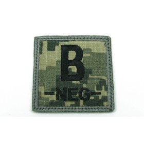 King Arms Cube Blood Type Patch - ACU - B-