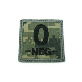 King Arms Cube Blood Type Patch - ACU - O-