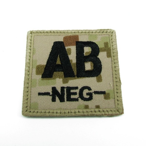 King Arms Cube Blood Type Patch - MD - AB-