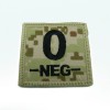 King Arms Cube Blood Type Patch - MD - O-