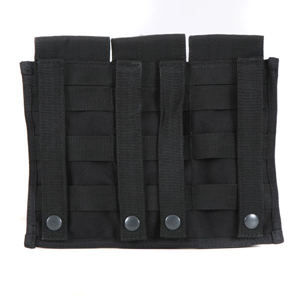 Molle Fast Access Triple Magazine Pouch - Black