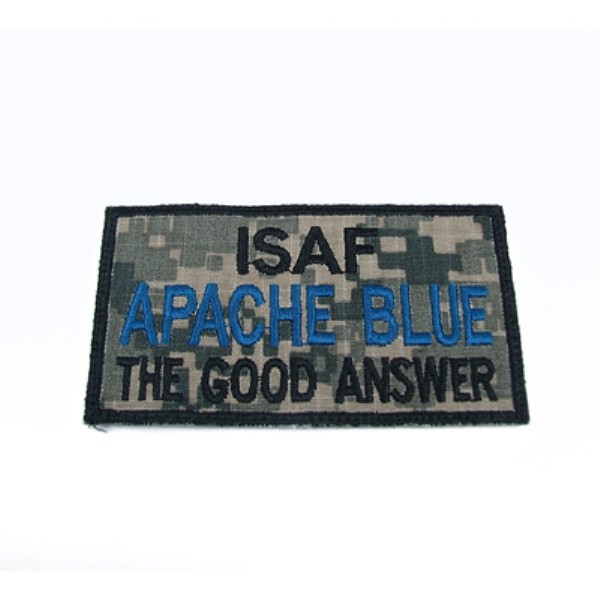 King Arms ISAF Apache Blue Embroidery Patch - ACU