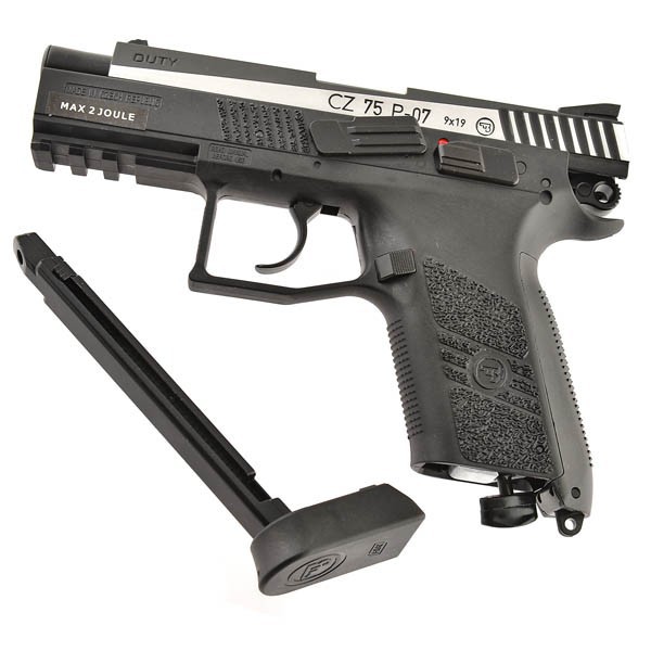 CZ 75 P-07 Duty 4,5mm Blowback Silver - Full Metal
