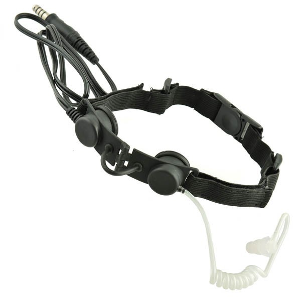 Z Tactical Throat Mic Headset (Black)