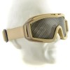 Metal Mesh DL Style Goggle - Tan