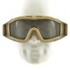 Metal Mesh DL Style Goggle - Tan