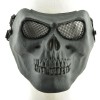Skull Skeleton Full Face Protector Mask - Black