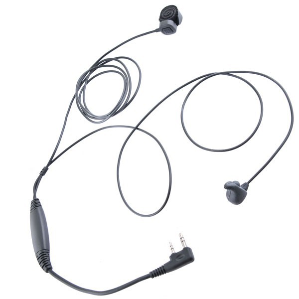 Ear Bone Microphone w/ Waterproof PTT - Kenwood