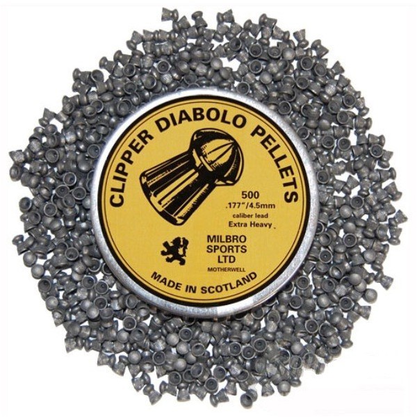 Milbro Pellets .177 (4,5mm) Clipper Diabolo 500 pcs