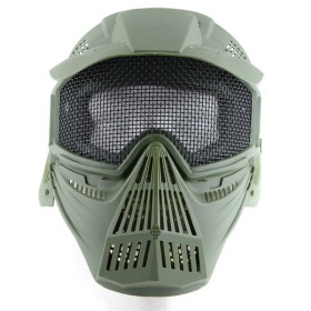 Tactical Mask with Net - Olive Drab