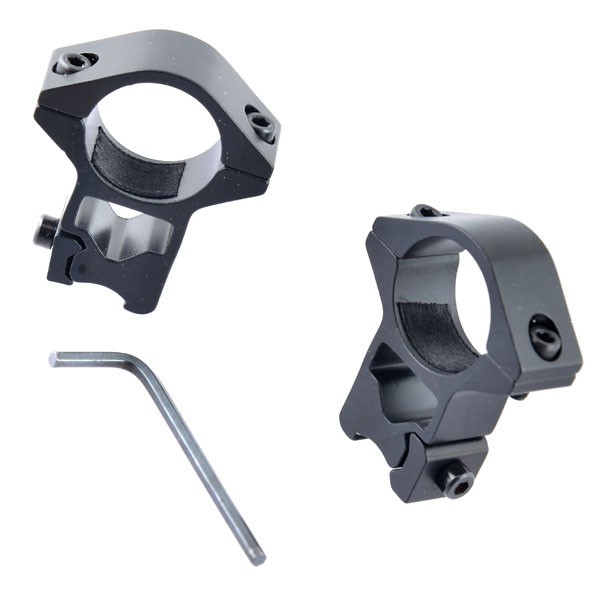 Ring Set 30mm High for 11mm Picatinny