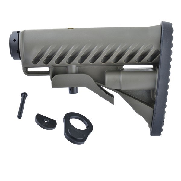 King Arms M4 Tactical Stock - OD with Pipe