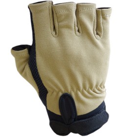 Half Finger Lightweight Tactical Gloves - Tan