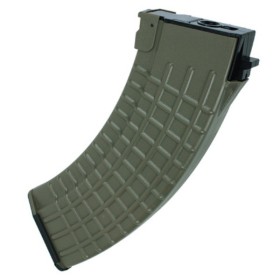 King Arms 600rds Waffle Pattern Mag for AK series - OD