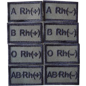 Embroidery Blood Type Patch - OD