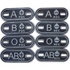 PVC Blood Type Patch - Low Visibility