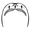Bertoni AF150 Balistic Glasses (Anti-fog) Yellow