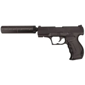 HFC Walther P99 Silencer Spring Pistol - Black