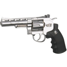 Dan Wesson 4 Inch Revolver Silver - Full Metal