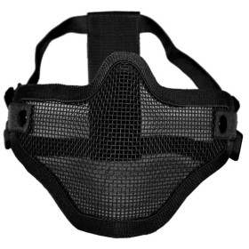 Mil-Tec Half Face Mesh Mask - Black