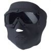 Mil-Tec Neoprene Mask w/ Intergrated Goggle - Smoke Black