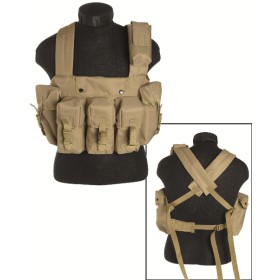 Mil-Tec Chest Rig 6 Pocket - Coyote
