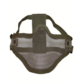 Mil-Tec Half Face Mesh Mask - Olive