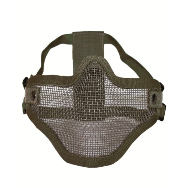 Mil-Tec Half Face Mesh Mask - Olive