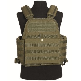 Mil-Tec Plate Carrier Vest - Olive