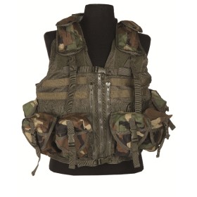 Mil-Tec Tactical Vest Modular System - Woodland