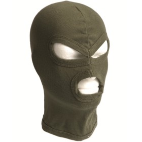 Mil-Tec Balaclava Three Hole - Olive