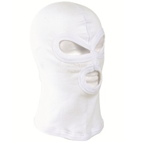 Mil-Tec Balaclava Three Hole - White
