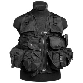 Mil-Tec Ultimate Assault Vest - Black