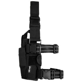 Mil-Tec Adjustable Leg Holster Cordura - Black