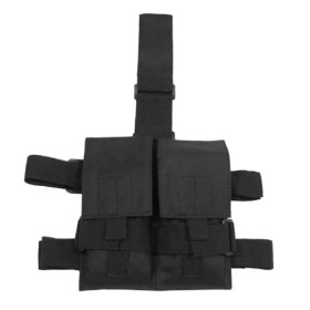 MFH Tactical Leg Double Magazine Pouch - Black