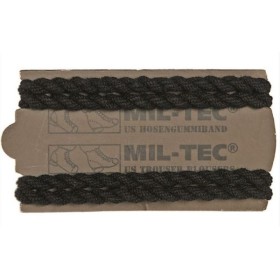 Mil-Tec Elastic Trouser Twisters (2 Pairs) Black