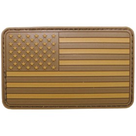 PVC 3D USA Flag - Desert
